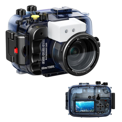 Sea frogs Waterproof Camera Housing Compatible with Sony A6300/A6500