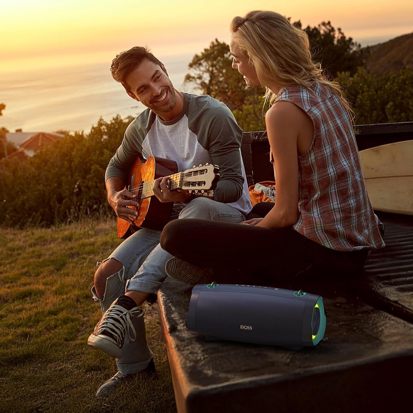 DOSS Extreme Boom Pro D100 Wireless Bluetooth Speaker, IPX6 Waterproof