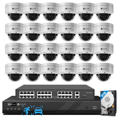 4COVR 16 Channel PoE Security Camera System for Business, 4TB, LY54AX5M1616