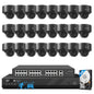 4COVR PoE 16 Camera Security System 4K for Business & 4TB HDD, LY54AB8M1616
