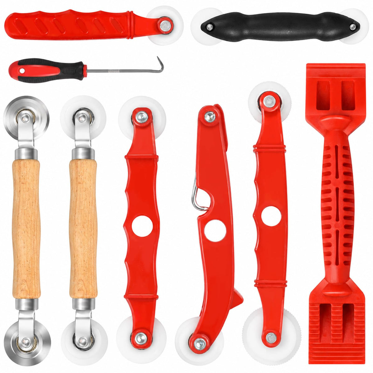 6 in 1 Screen Repair & Replacement Kit, Window Screen Roller Tool Set
