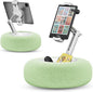 Kindle/Tablet Pillow Stand for Reading, Adjustable Tablet Pillow Stand for Lap with Detachable Bowl, Fits 4.7"-13" Kindle/Phones/Tablets/, Watch Videos, Stream Media (Green)