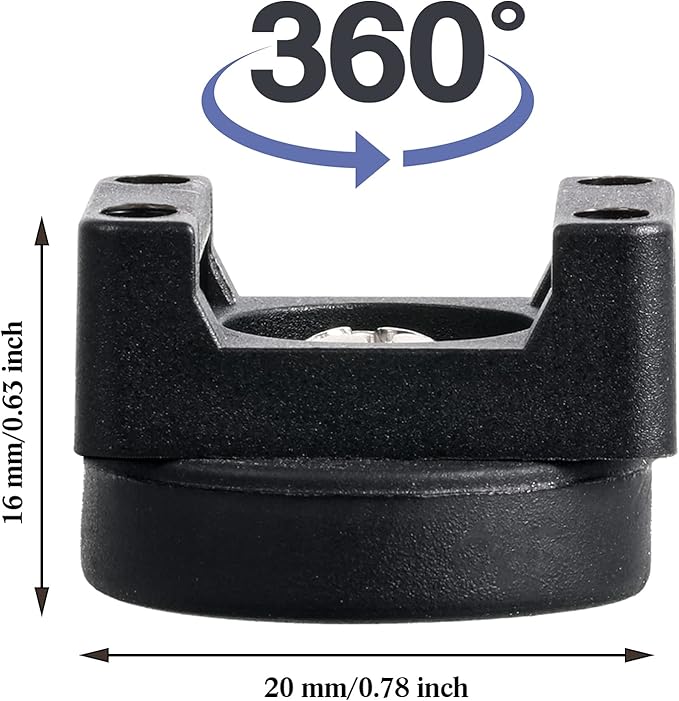 Yookeer 180 Pieces Magnetic Zip Tie Mount Multipurpose Cable Holder Magnets Magnetic Wire Management Bases with Heavy Duty Zip, Mount Nylon Cable Ties in Total (22mm)