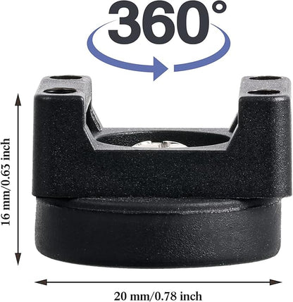 Yookeer 60 Pieces Magnetic Zip Tie Mount Multipurpose Cable Holder Magnets Magnetic Wire Management Bases with Heavy Duty Zip, Mount Nylon Cable Ties in Total (22 mm)