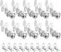 Cabinet Cam Locks Keyed Alike, 1-1/8'' Fits on 7/8'' Max Door Thickness, Secure File Drawer Mailbox RV Storage Replacement Set, Zinc Alloy (1-1/8 Inch 10Pcs)