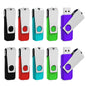Aiibe 64GB Flash Drive 3.0 5 Pack 64GB USB 3.0 Thumb Drive USB Drives 64 GB Jump Drive Memory Stick Multi Pack 64 GB Flash Drives (64G, 5 Mixed Colors: Black Red Cyan Green Purple)