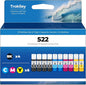 522 Ink Refill Bottles ET-2800 ET-4800 ET-2400 ET-2803 Ink Refill Replacement for 522 Ink Bottles for ET-2840 ET-4700 ET 2800 ET 4800 ET 2400 ET 2803 ET-4810 ET-2720 Printer 10 Pack (Not Subli Ink)