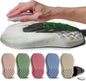 Ergonomic Raised Mouse Pad Wrist Support with Bilateral Slope Memory Foam Mousepad for Wrist Rest and Carpal Tunnel Pain Relief 11.8x7.9〃 Green Leaf