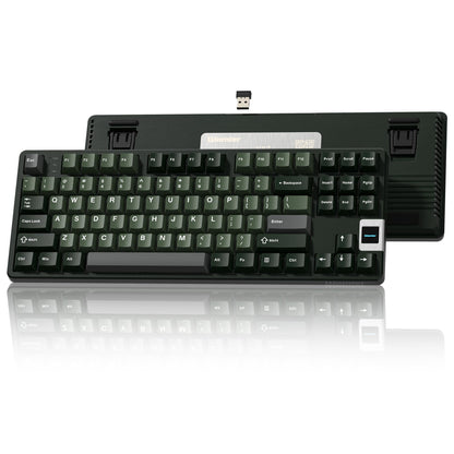 Rainy75 QK87 75% Wireless Gaming Keyboard Screen RGB Hot Swappable Gasket