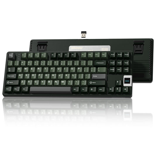 Rainy75 QK87 75% Wireless Gaming Keyboard Screen RGB Hot Swappable Gasket