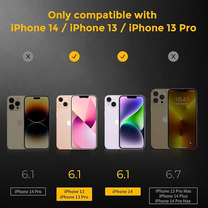 UNBREAKcable 3 Pack Screen Protector for iPhone 13/13 Pro, Double Shatterproof Tempered Glass [Easy Installation] [HD Clear] [Case Friendly] for iPhone 6.1 inch