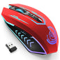 UHURU Wireless Gaming Mouse, Rechargeable 10000 DPI LED PC Mouse