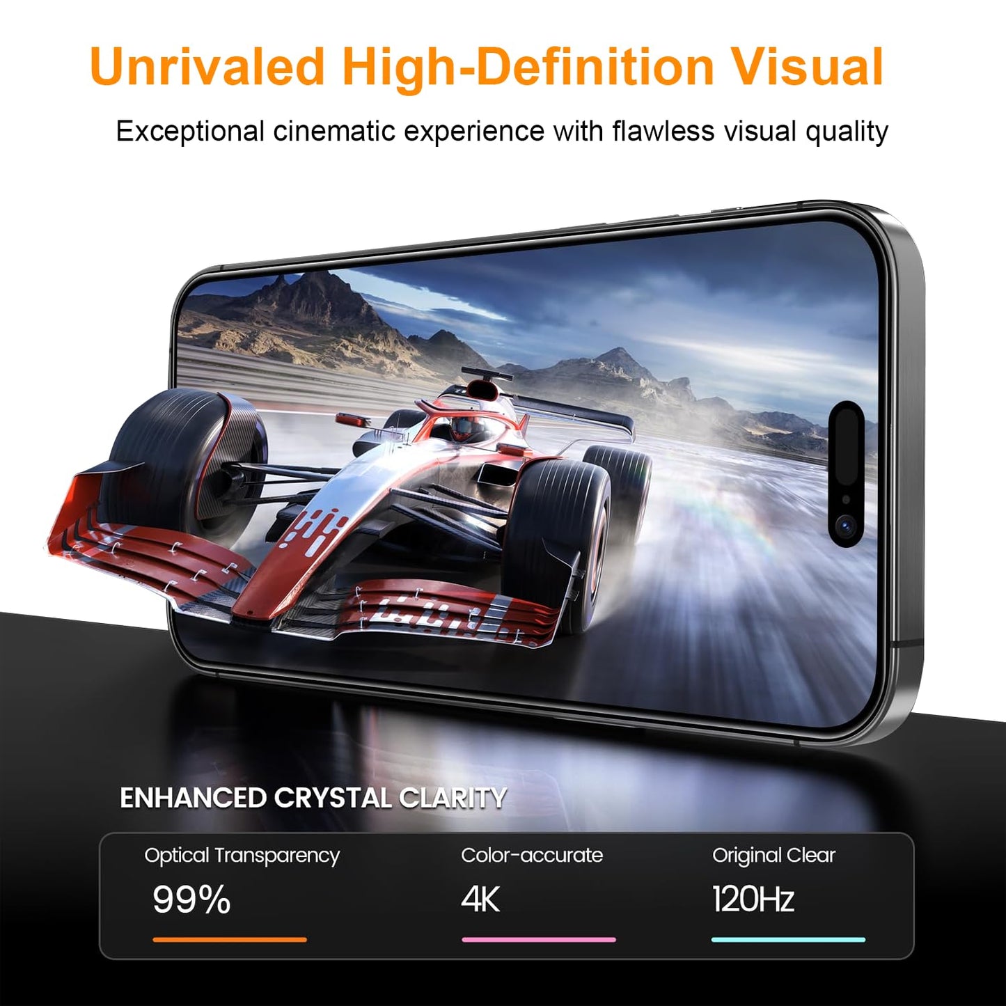 OneFish Full Edge Tempered Glass Screen Protector for iPhone 11 Pro/XS/X 5.8 inch 2 Pack Edge Reinforcement, Self-Aligning Installation, Case Friendly HD Screen Protectors