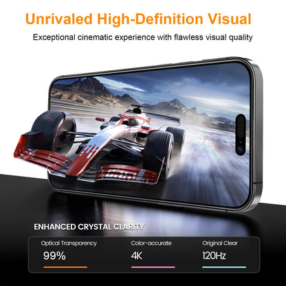 OneFish Full Edge Tempered Glass Screen Protector for iPhone 11 Pro/XS/X 5.8 inch 2 Pack Edge Reinforcement, Self-Aligning Installation, Case Friendly HD Screen Protectors