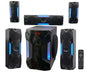 Rockville HTS56 5.1-Channel Bluetooth Home Theater System, 8" Subwoofer