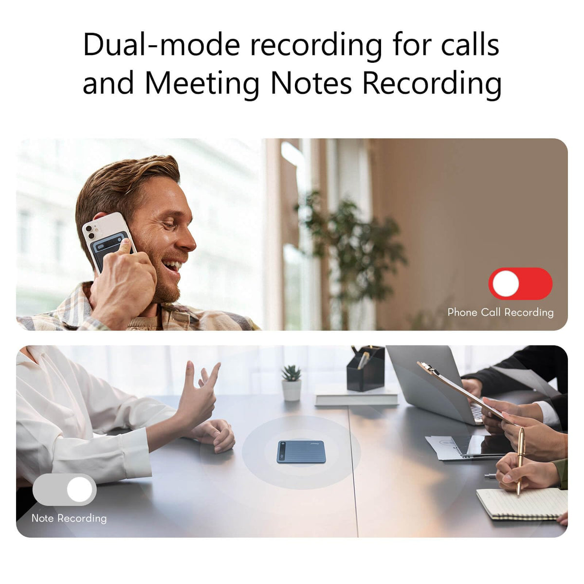 E EAZEYAI AI Voice Recorder, Unlimited Transcribe & Summarize
