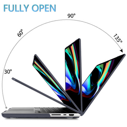 Mektron Case for 2026 M5 MacBook Pro 16 inch A3429 A3428 M4 A3403 A3186 M3 A2991 M2 A2780 M1 A2485 (2021-2025) Pro/Max with Liquid Retina XDR, Hard Shell Plastic Laptop Cover, Peonies Roses