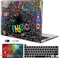 Case Compatible with MacBook Pro 13 inch M2 M1 2022 2021-2016 A2338 A2289 A2251 A2159 A1989 A1706,Pattern Plastic Hard Shell Keyboard Cover Screen Film Webcam Cover, Physical Chemistry