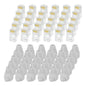 MECCANIXITY 30pcs Cat6 RJ45 Pass Through Connectors, RJ45 Connector 8P8C Gold Plated Plugs with 30pcs Light Grey Strain Relief Boots for Solid or Stranded UTP Ethernet Cable, 1.1mm