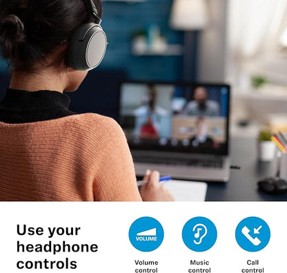 Sennheiser ACCENTUM Wireless Bluetooth Headphones - 50-Hour Battery Life, Audio, Hybrid Noise Cancelling (ANC), All-Day Comfort and Clear Voice Pick-up for Calls, Black/Copper