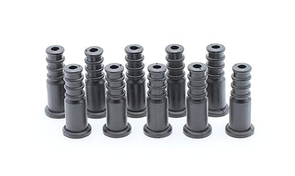 THE CIMPLE CO Coaxial Cable Weather Boot - RG6 Connectors RG59 Ends Coaxial Boots - Weatherproof (Black) - Pack of 10