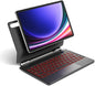 Magnetic Keyboard Case for Samsung Galaxy Tab S10 Lite/S10 FE/S9 FE 5G 10.9", S11/S9 11",Wireless Backlit Keyboard Case Floating Cantilever Stand Multi-Touch Trackpad with S Pen Slot,LED Display