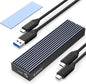 ORICO M.2 NVMe/SATA SSD Enclosure - USB 3.1 Gen 2 (10 Gbps) Support UASP for M.2 NVMe/SSD Size 2230/2242/2260/2280