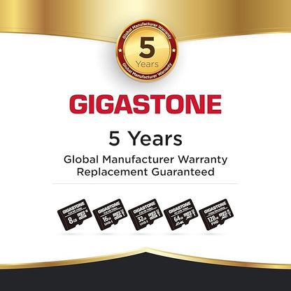 GIGASTONE 64GB Micro SD Card 10-Pack, A1 V30 4K Video Recording, Surveillance Security Cam Action Camera Drone Professional, 90MB/s Micro SDXC UHS-I Class 10