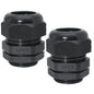 Bonsicoky 1/2" NPT Nylon Cable Glands, Grey, 10 Pcs