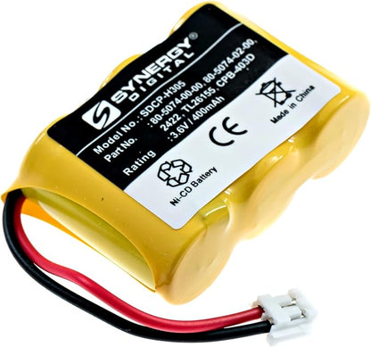 Synergy Digital Cordless Phone Battery, Compatible with Vtech 80-5074-00-00 Cordless Phone, (Ni-CD, 3.6V, 400mAh) Ultra High Capacity, Replacement for Sony BP-T27 Battery