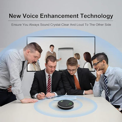Conference Room PTZ Camera System 3X Optical Zoom USB3.0, HDMI 114° Wide Angle 1080P 60fps Camera Bundle with Bluetooth Microphones - Easy Setup for Church