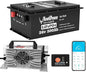 36V 300Ah Golf Cart Lithium LiFePO4 Battery with Charger and 200A BMS Grade A Cells Deep Cycle Rechargeable Battery,10000+ Cycles,Perfect for Golf Cart,Off Grid Applications (36V 300Ah-GC)