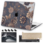 Teryeefi for MacBook Pro 13 inch Case M2 M1 2022 2020 2019-2016 Model A2338 A2289 A2251 A2159 A1989 A1706 with Touch Bar, Hard Shell Case & Keyboard Cover & Screen Protector, Green Leaf