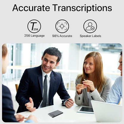 Ai Voice Recorder, Note Voice to Text Recorder W/Magnetic Case, App Control, Transcribe & Summarize with by Chatgpt, Support 112 Languages, 64GB Memory, Audio Recorder for Lectures, Meetings, Calls
