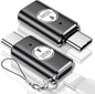 Temdan Lightning to USB C Adapter (2 Pack) for iPhone 15/16 Pro/16 Pro Max/16 Plus,Type C Charger Connector,Support Charging & Data Transfer,for iPhone 15/16 Charger Adapter Not for Audio/OTG-35W