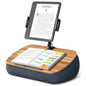 ERGONOV Lap Bean Bag Pillow Stand, 360° Tablet Holder with Adjustable Arm