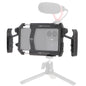 Foto4easy Universal Smartphone Video Rig,Aluminum Cell Phone Video Stabilizer with Dual Handle Grip Kit for iPhone for Samsung for Pixel and Other Android Phones,Cold Shoe