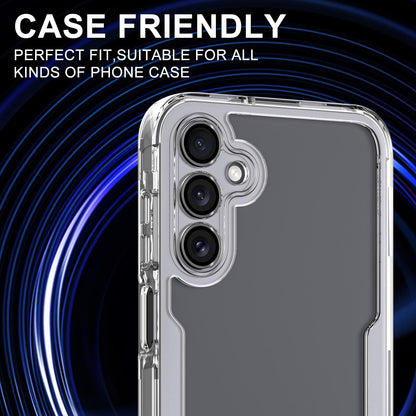 Avocase for Samsung Galaxy A16 Camera Lens Protector, Individual Metal Ring Tempered Glass Lens Cover, [Strong Adsorption] Scratch Resistant Ultra-Thin HD Clear Lens Cover, 1 Set-Black