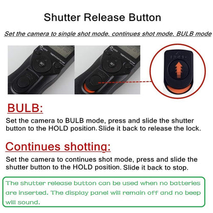 PHOLSY S8 Timer Remote Control Cable with Intervalometer for Sony