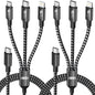 Multi Charging Cable(3Pack 4FT), 3 in 1 Charging Cable for Multiple Devices