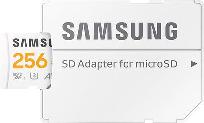 Samsung PRO Plus Sonic The Hedgehog + Adapter, 256GB microSDXC, Up-to 180MB/s, Full HD & 4K UHD, UHS-I, C10, U3, V30, A2, for Nintendo-Switch, Steam Deck, GoPRO, DJI Drone, Tablets (MB-MD256SA/LC1)