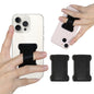 WOJI Cell Phone Finger Grip Strap Holder for Hand, Phone Strap, Phone Holder for Hand - Small, New Slim Finger Loop Selfie Grip Compatible with Most Smartphones (Black) - 2Pack