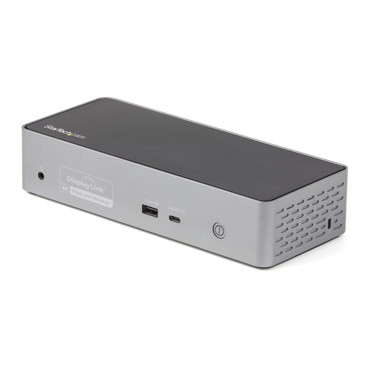 StarTech USB-C Quad 4K Dock, MacBook Pro/Air M1-M4 & Windows, 100W, DP HDMI
