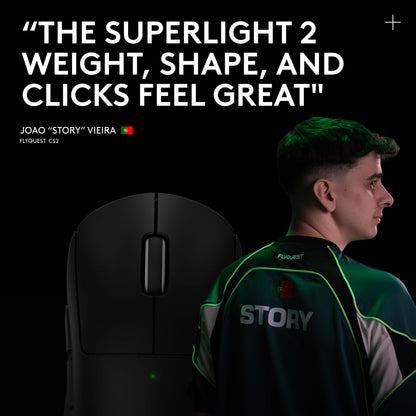 Logitech G PRO X Superlight 2 Wireless Gaming Mouse - Black