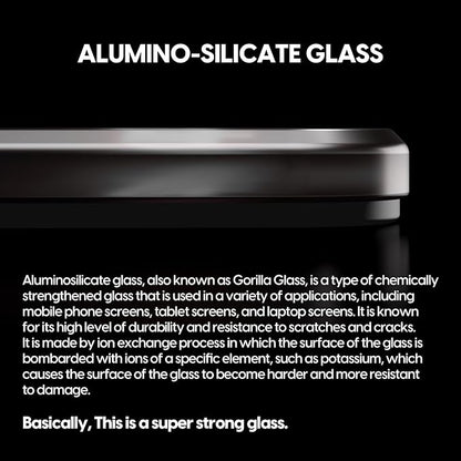 Pulsar - Superglide Premium Glass Mouse Pad XXL ALUMINO-Silicate Glass Surface Anti-Slip Fully Molded high-Density Silicone Rubber 38.5in x 16.5in (XXL, Black)