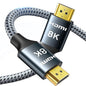 ARISKEEN 8K HDMI Cable 5 FT, 48Gbps High Speed HDMI 2.1 Cable, 8K 60Hz, 4K 120Hz 144Hz Braided HDMI Cord - 5 Feet