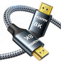 ARISKEEN 8K HDMI Cable 13 FT, 48Gbps High Speed HDMI 2.1 Cable, 8K 60Hz, 4K 120Hz 144Hz Braided HDMI Cord - 13 Feet