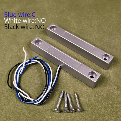 Rolling Door Contact Magnetic Reed Switch Alarm with 3 Wires for N.O./N.C. Applications MC-58