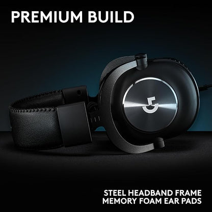 Logitech G Pro X SE Wired Gaming Headset with Microphone: Detachable Mic, DTS Headphone:X 7.1, Memory Foam Ear Pads, 50 mm Drivers, USB DAC Incl. - Black