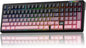 LINGBAO K98 Wireless Mechanical Gaming Keyboard, Tri-Mode BT5.0/2.4GHz/USB-C, Creamy Keyboard with Number Pad, Hot Swappable Gasket Custom Linear Switches RGB Backlit Keyboards for Win/Mac/PC/Laptop